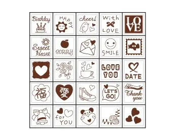 25 шт./компл. веселая жизнь дневник девочка милый мультфильм установленный