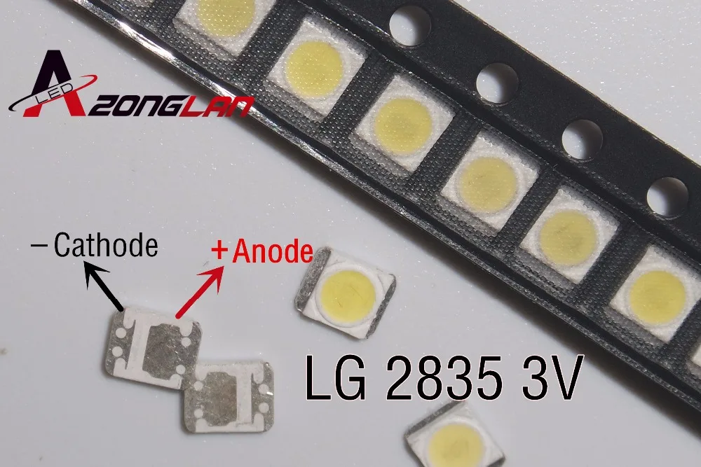 3528 2835 3V SMD LED 1W LG 4000 шт./лот холодный белый лм для телевизора светодиодная