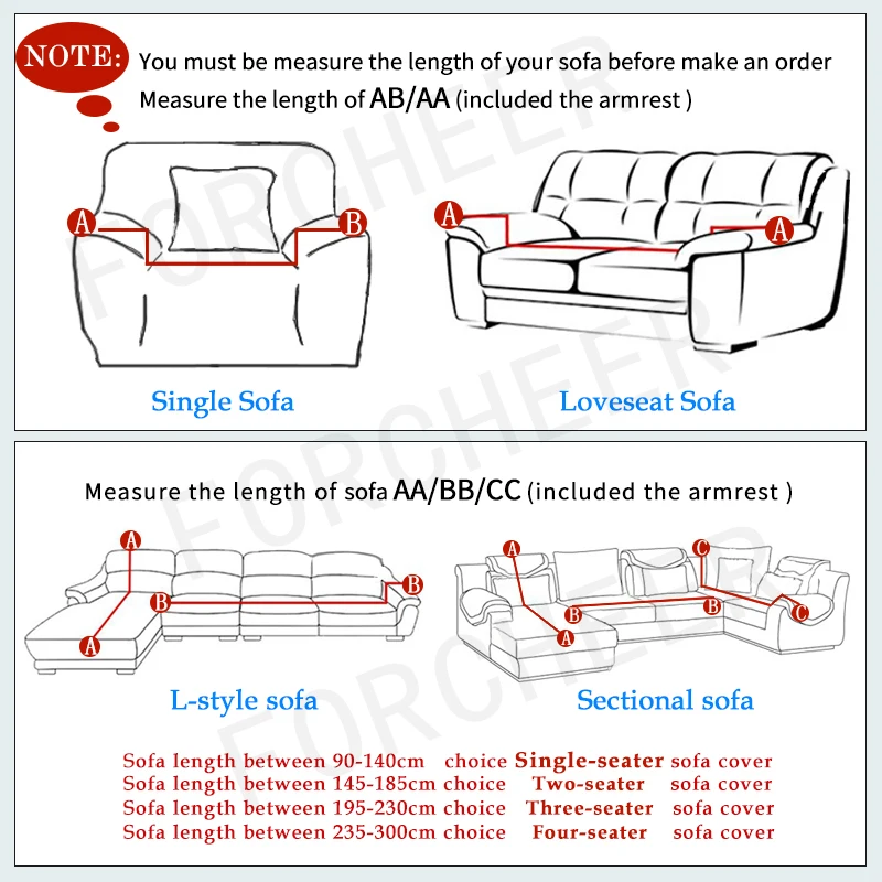 

YRYIE Stretch Slipcovers All-inclusive Elastic Sectional Sofa Seat Cover For Living Room Couch Covers L Shape Armchair Cover