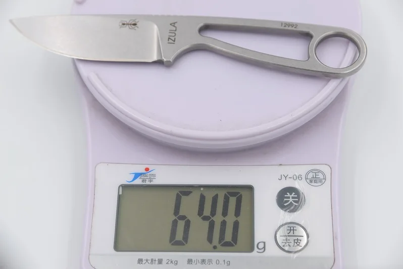 Нож JUFULE Ant IZULA 12992 с фиксированным лезвием Rowen D2 лезвие из стали тактические