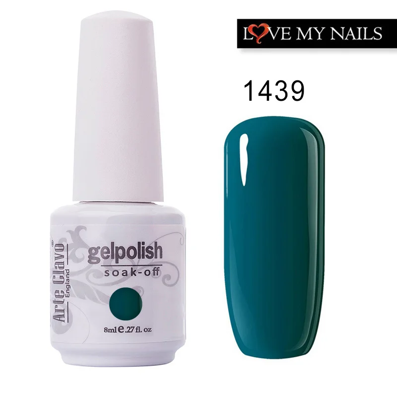 Arte Clavo 85 цветов Гель-лак для ногтей розовое золото Nagellack Профессиональный лак vernis Полупостоянный розовый гель для ногтей - Цвет: 1439