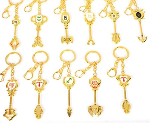 Сказочный хвост Зодиак звезда дух волшебника Люси вызов ключ 12 брелок для ключей Созвездие косплей подарок фигурку куклы игрушки