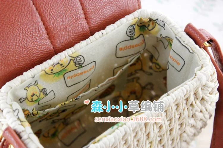 Новая женская Соломенная Сумка наплечная бумажная веревка сумка из ротанга