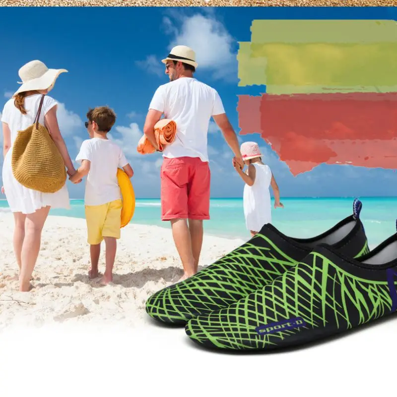 Летние Для мужчин и женщина для носки Босиком тонкие водонепроницаемая обувь в