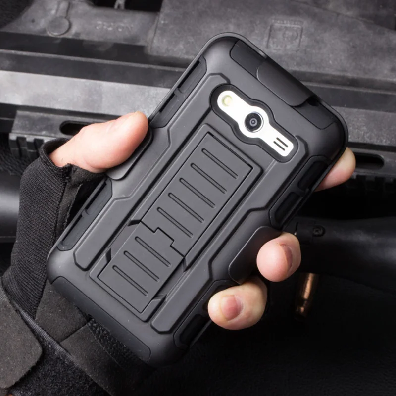 Kickstand Зажим для ремня тяжелых задняя крышка Броня чехол samsung Galaxy J5 J7 2015 J500F J500 J700F J700