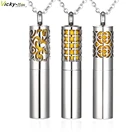 Колье-распылитель эфирных масел Vicky-Home, Ароматерапевтический диффузор, кулоны в бутылке, медальон и флакон, подвеска-ожерелье