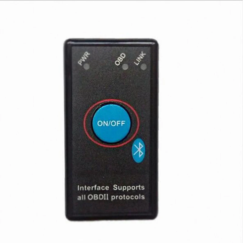 

Newest Auto Mini ELM 327 V1.5 Bluetooth Scan ELM327 Version 1.5 OBD2 OBD II CAN-BUS Car Code Diagnostic Scanner Tool With Switch