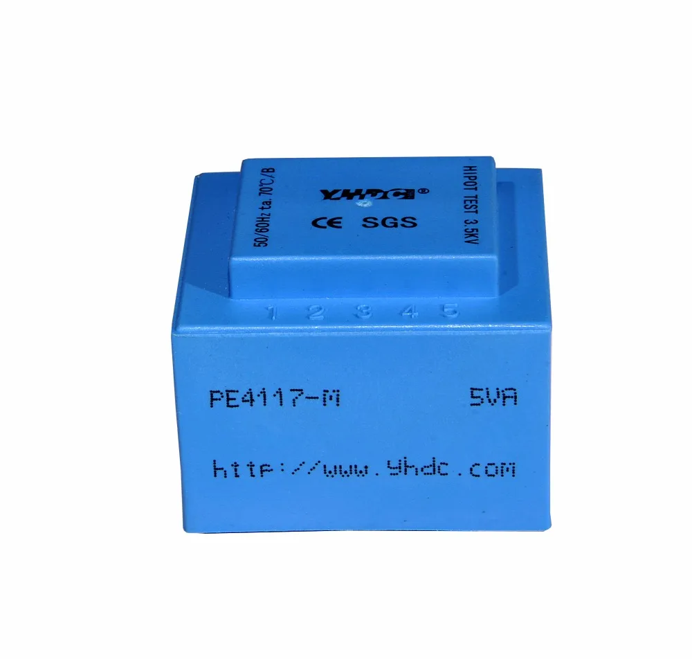 PE4117 M Power 5VA 230V 18V Инкапсулированный трансформатор монтажный PCB|encapsulated transformer|pcb mount