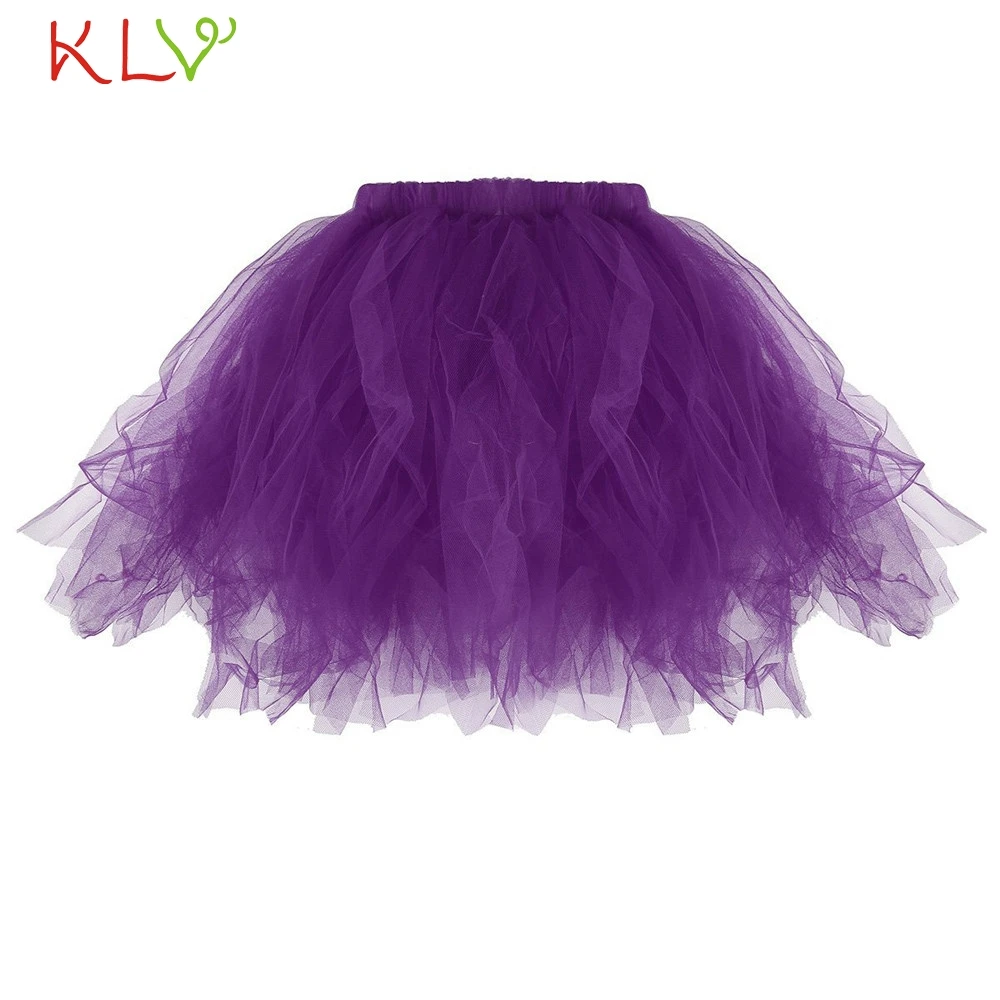 Women Skirt-B Женские юбки-пачки для взрослых и детей, Rok Dames, пышная фатиновая Сексуальная Мини плиссированная юбка на талии, Faldas Mujer Moda De Verano 18Jan18 - Цвет: Women Skirt-B