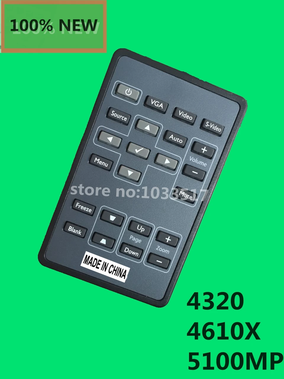 100% новый проектор пульт дистанционного управления для Dell 4320 4610X 5100MP|projector remote