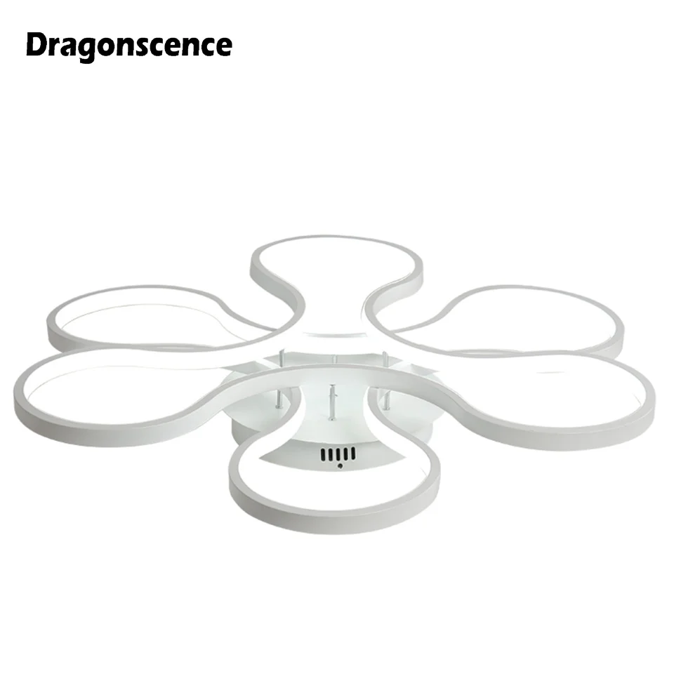 Dragonscence светодиодный потолочный светильник с дистанционным управлением, дизайн, потолочные лампы с высокой яркостью для гостиной, спальни, бизнес-приложений