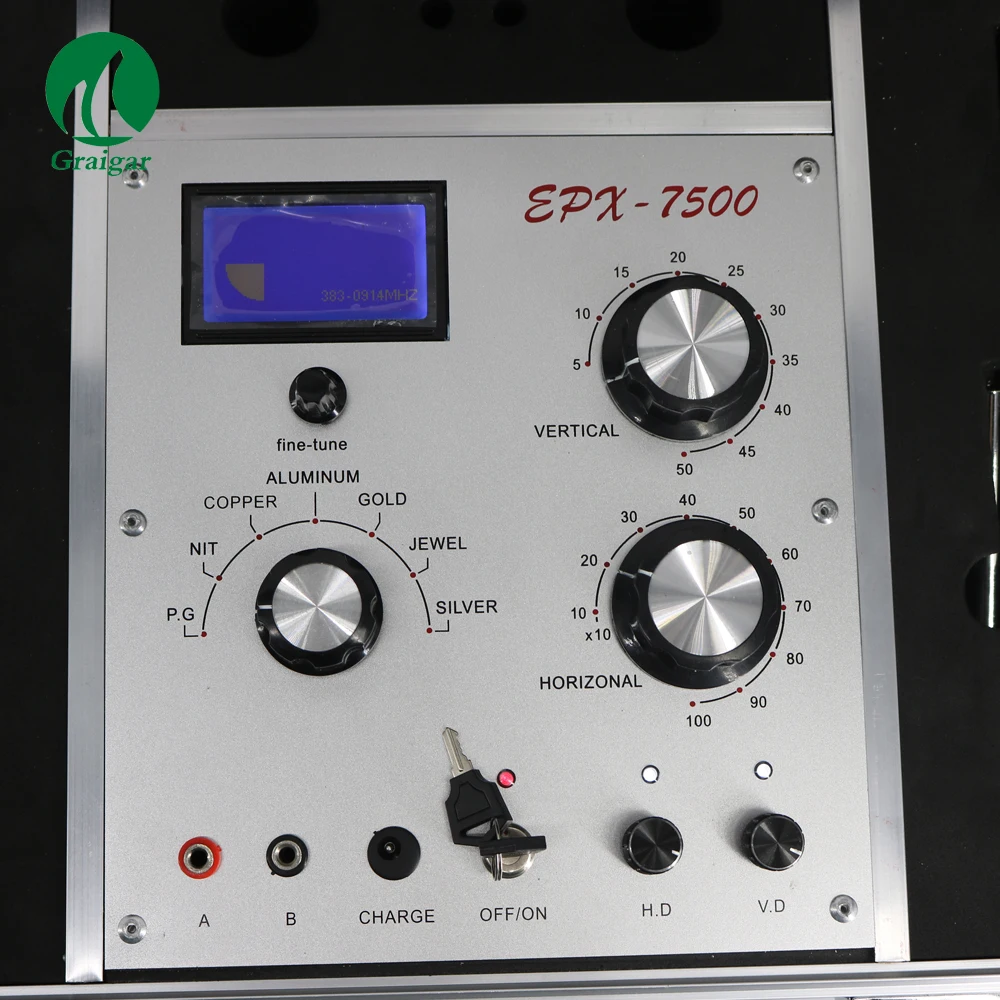 EPX7500 подземный металлоискатель с длинным радиусом действия для золота серебра