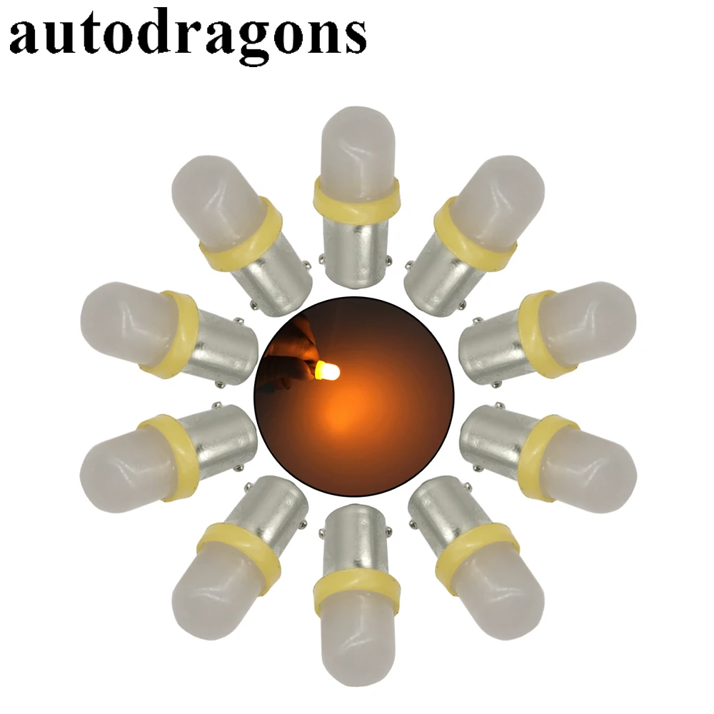 Autodragons 500 шт. без мерцания пинбол 6 3 в LED светодиодные лампы Мороз замена #44 #47 ba9s
