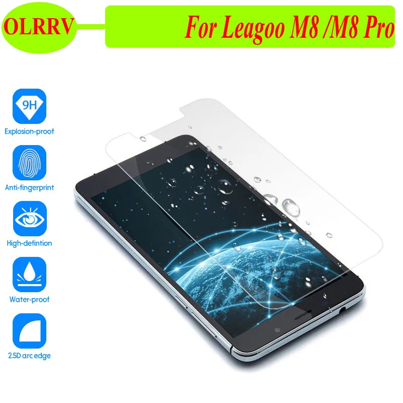 Закаленное стекло для Leagoo M8 Передняя пленка защита экрана 5 7 дюйма Pro закаленное