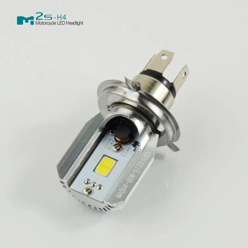 Yumseen H4 DC 6V ~ 80V COB светодиодный мото rcycle фара Высокая Низкая 6W 800LM 6000K мопед скутер