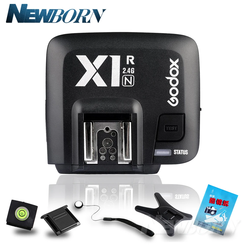 Беспроводной триггер вспышки Godox X1R N 2 4G для Nikon DLSR D800 D3X D3 D2X D2H D1H D1X D700 D300 D200 D100 D850 D810