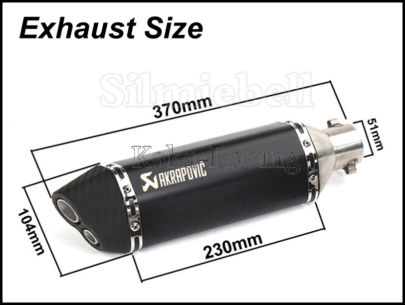 Слипоны выхлопная труба мото глушитель с DB Killer для Yamaha Aerox155 NVX155 NVX125- Akrapovic выхлопной мотоцикл