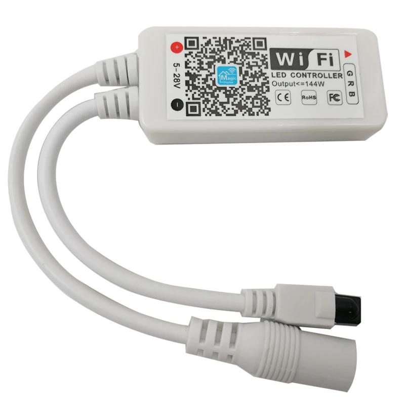 WiFi RGB светодиодный светильник SMD5050 2835 водонепроницаемая светодиодная лента Диодная гибкая лента WiFi контроллер DC 12 В адаптер Набор strp