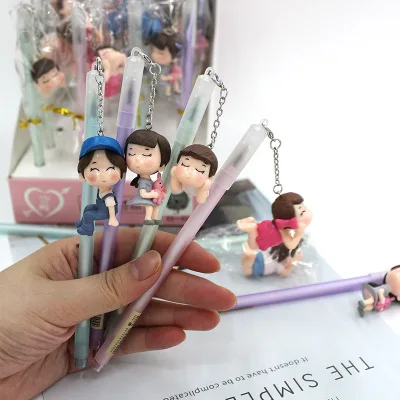 

1 шт. кукла гелевые ручки, кавайные канцелярские принадлежности стильная футболка с изображением персонажей видеоигр гелевые ручки 0,5 мм Но...