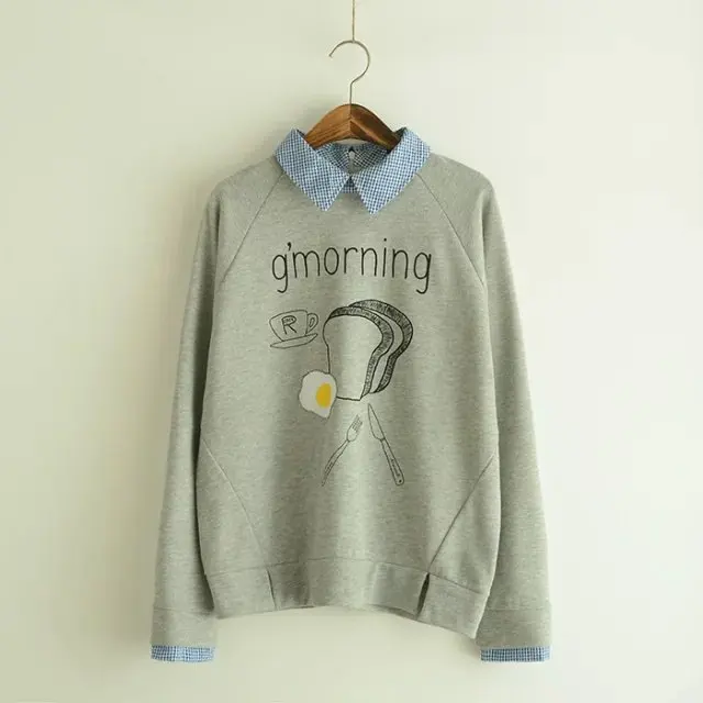 Лидер продаж модная женская милая флисовая толстовка Sael с вышивкой клетчатые