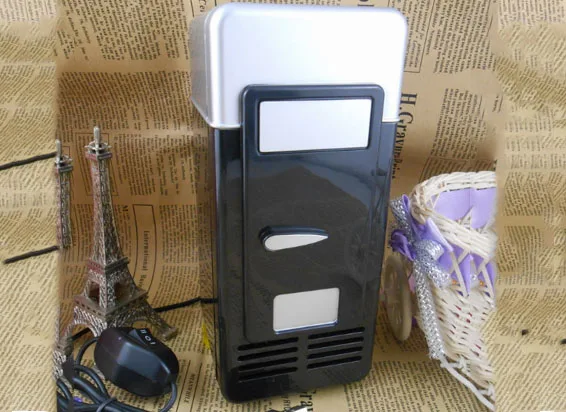 Автомобильный холодильник с подогревом мини USB для домашнего использования