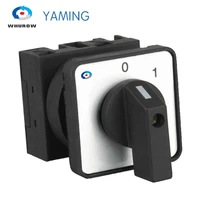 yaming electric rotary changeover cam switch 2 position 1 phase 690v 20a selector 0 1 switch control circuit ymw42 201