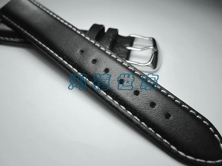 Высококачественный черный ремешок для часов 18 мм 19 20 21 22 с пряжкой Omega Tissot Seiko Casio |