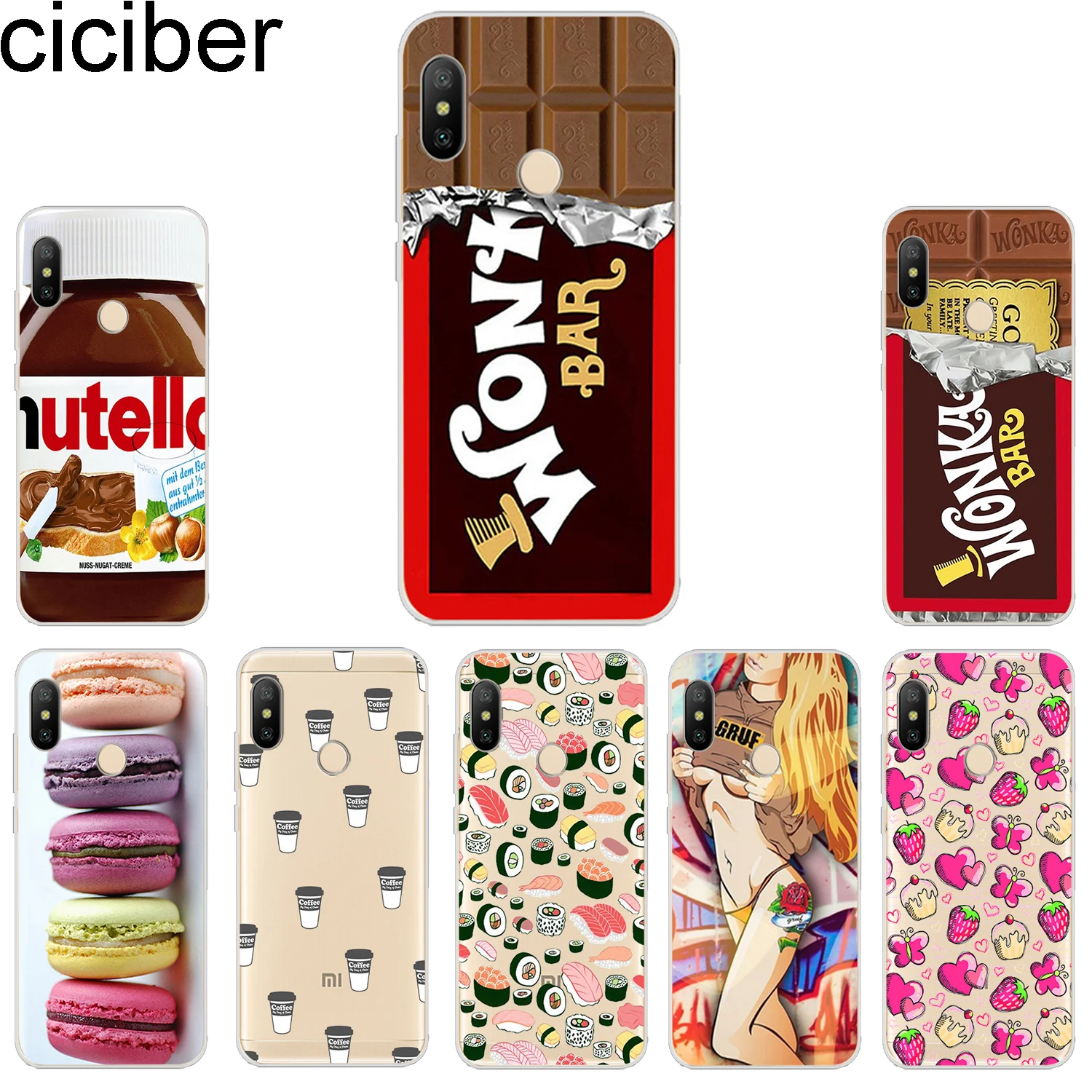 ciciber Phone Case for Xiaomi Redmi Note 7 6 5 5A 4 4X 3 Pro Soft TPU Back Cover S2 5Plus 6A 4A 3S Y1 Lite 6Pro Funda |