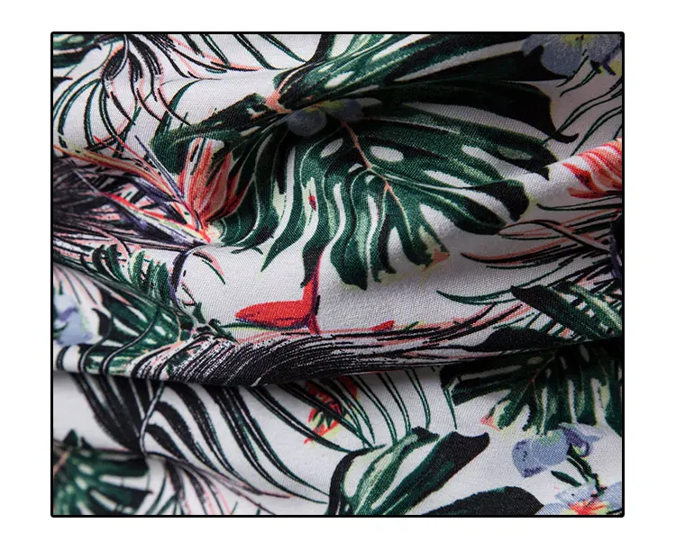 Винтажная гавайская рубашка с цветочным принтом летняя Новинка 2020 мужские