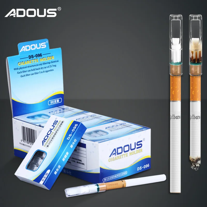 Одноразовые насадки на смолу для сигарет 96 шт. уменьшения риска плохого дыхания