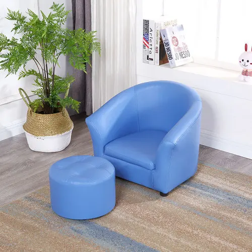 Blue Sofa stool Детский диван детский мини-ленивый диван стул одиночный прекрасный стул для девочки, детский диван для детского сада - Цвет: Blue Sofa stool