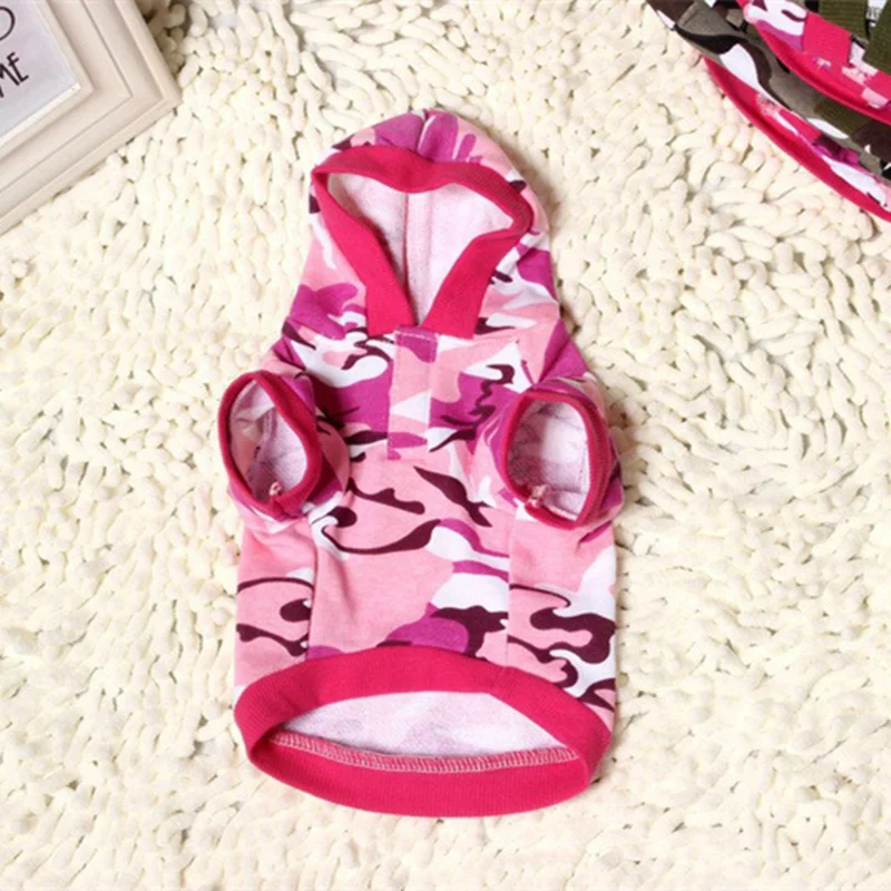 Новый хлопковый Камуфляжный костюм для кошек армейский зеленый розовый с