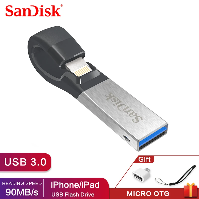 USB флеш накопитель SanDisk SDIX30N 32/64 Гб|mini pendrive|memory stick minisandisk pen drive 32gb |