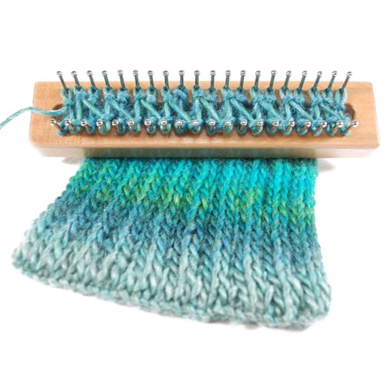 Ручная работа 32 булавки деревянная вязальная доска изящный Gage крючок ткацкого