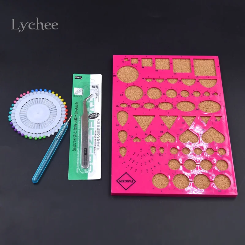 Lychee Life 1 Набор бумажных ремесел DIY инструментов для квиллинга прессформы иглы