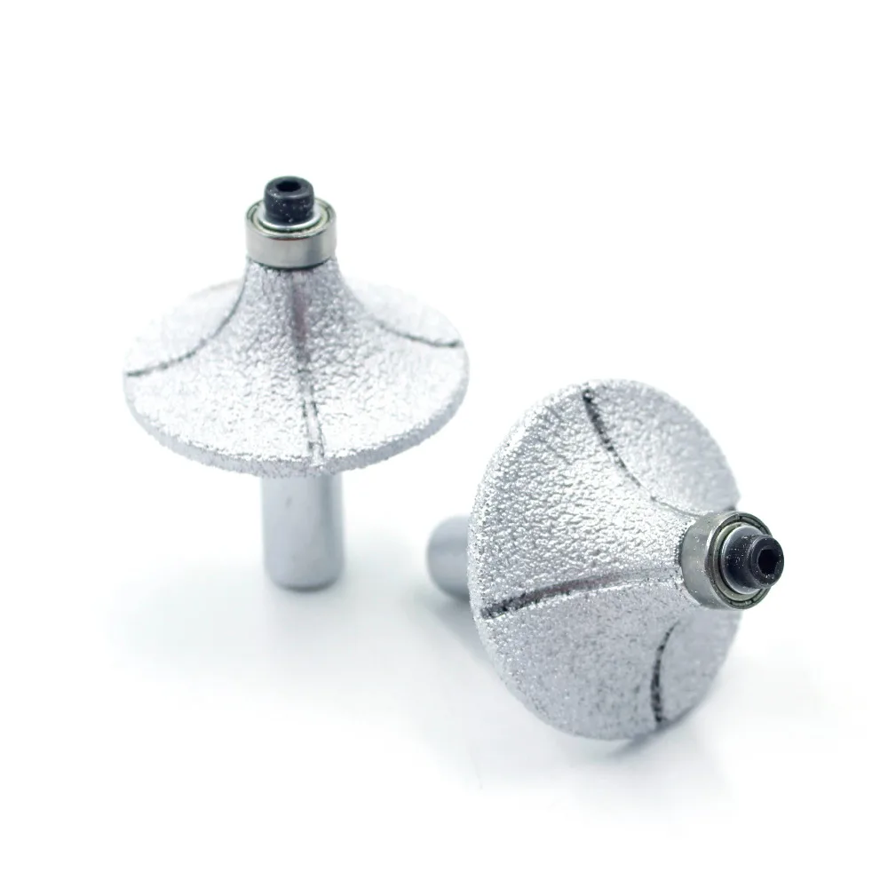 

1Pcs 1/2" Shank Diamond Vacuum Brazed Conventional Cutters Profile Wheel Grinding Head Electrical Rotary Abrasive Tools