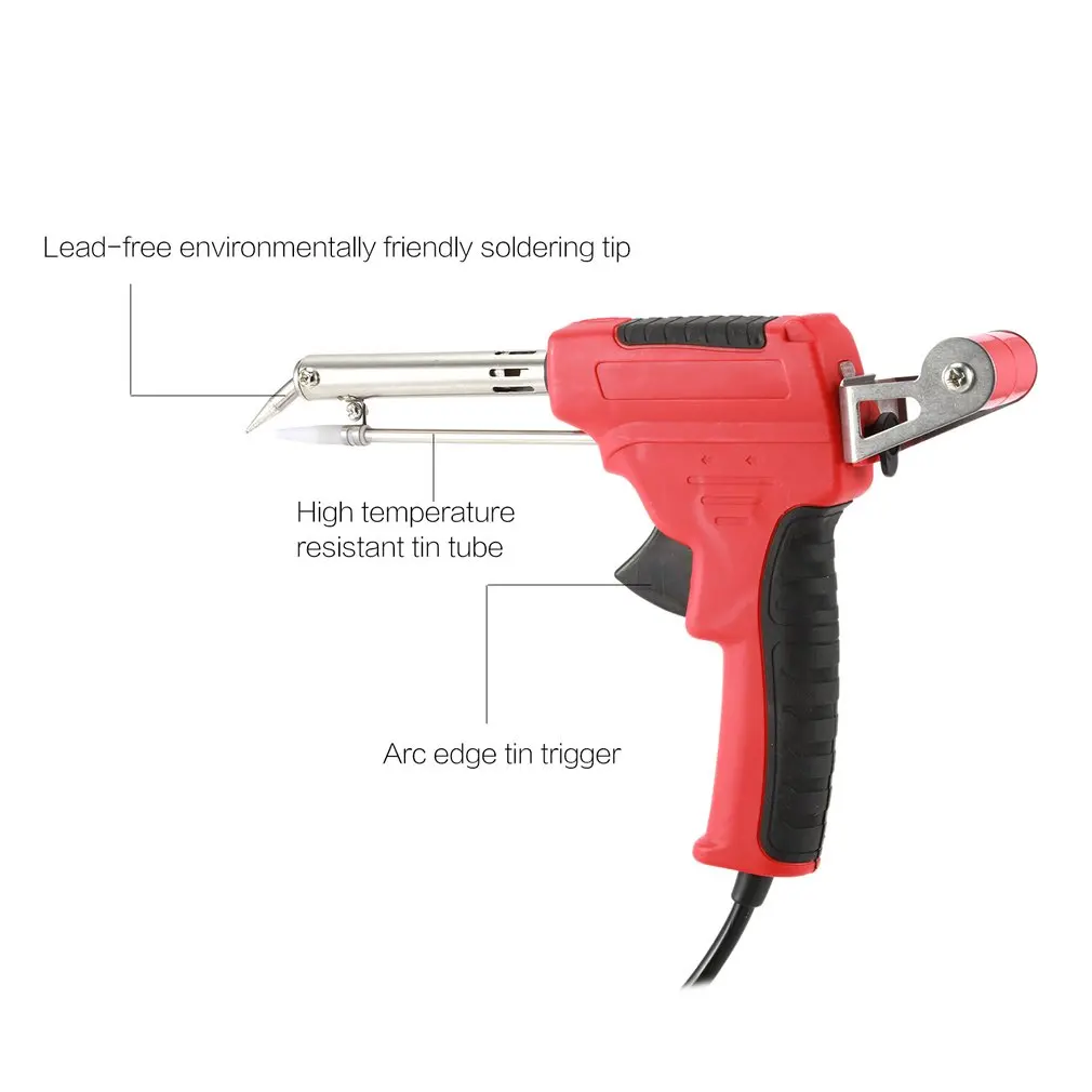 220V 60W Automatic Feed Soldering Welding Gun Send Tin Adjustable Solder Tool Kit Iron | Инструменты