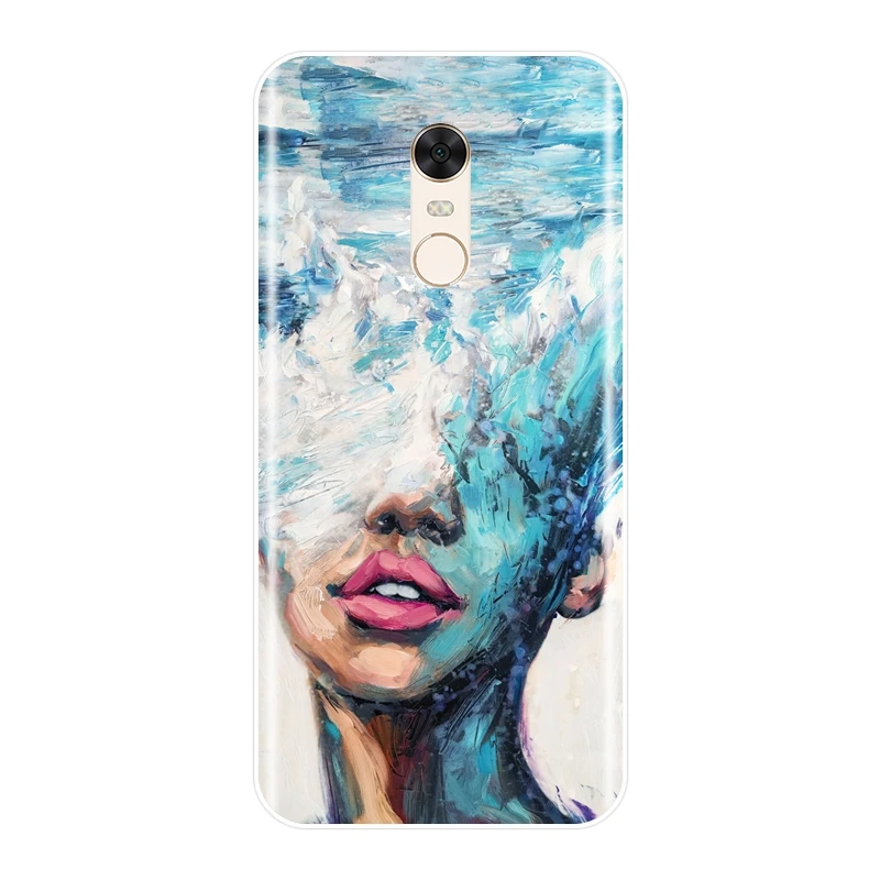 Задняя крышка для Pocophone F1 Xiaomi Redmi Note 4 4X 5 5A 6 Pro Prime Art Girl силиконовый чехол телефона S2