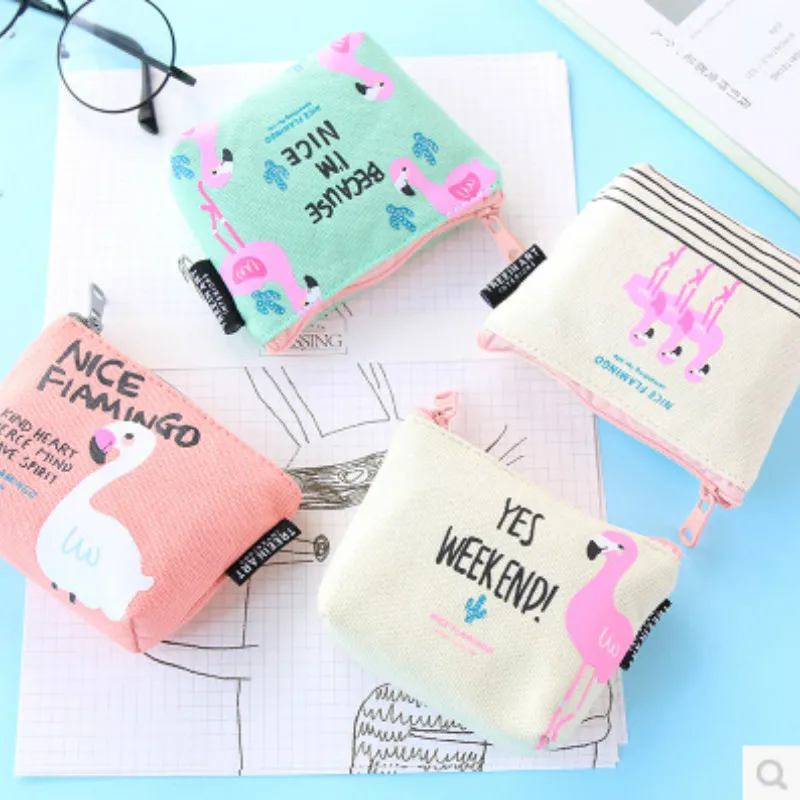 2019 hot cloth mini wallet for cute girls creative letter geometry small fresh zipper coin pouch women key card case purses | Багаж и