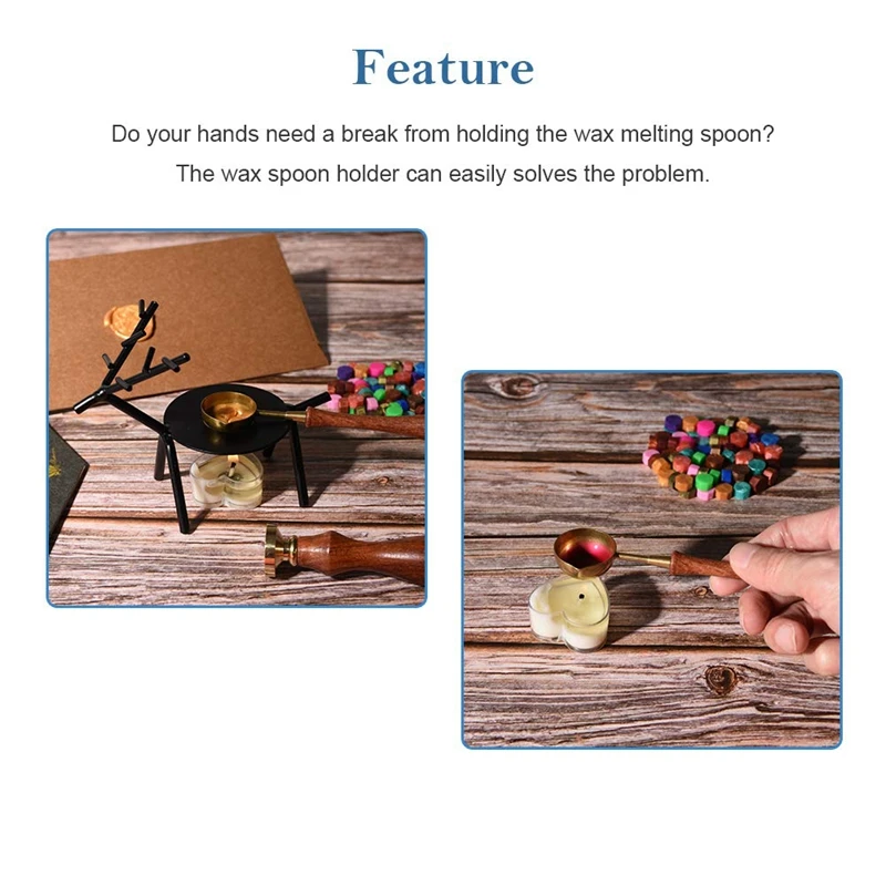 Набор для восковых печати набор печей инструмент запечатывания плавления