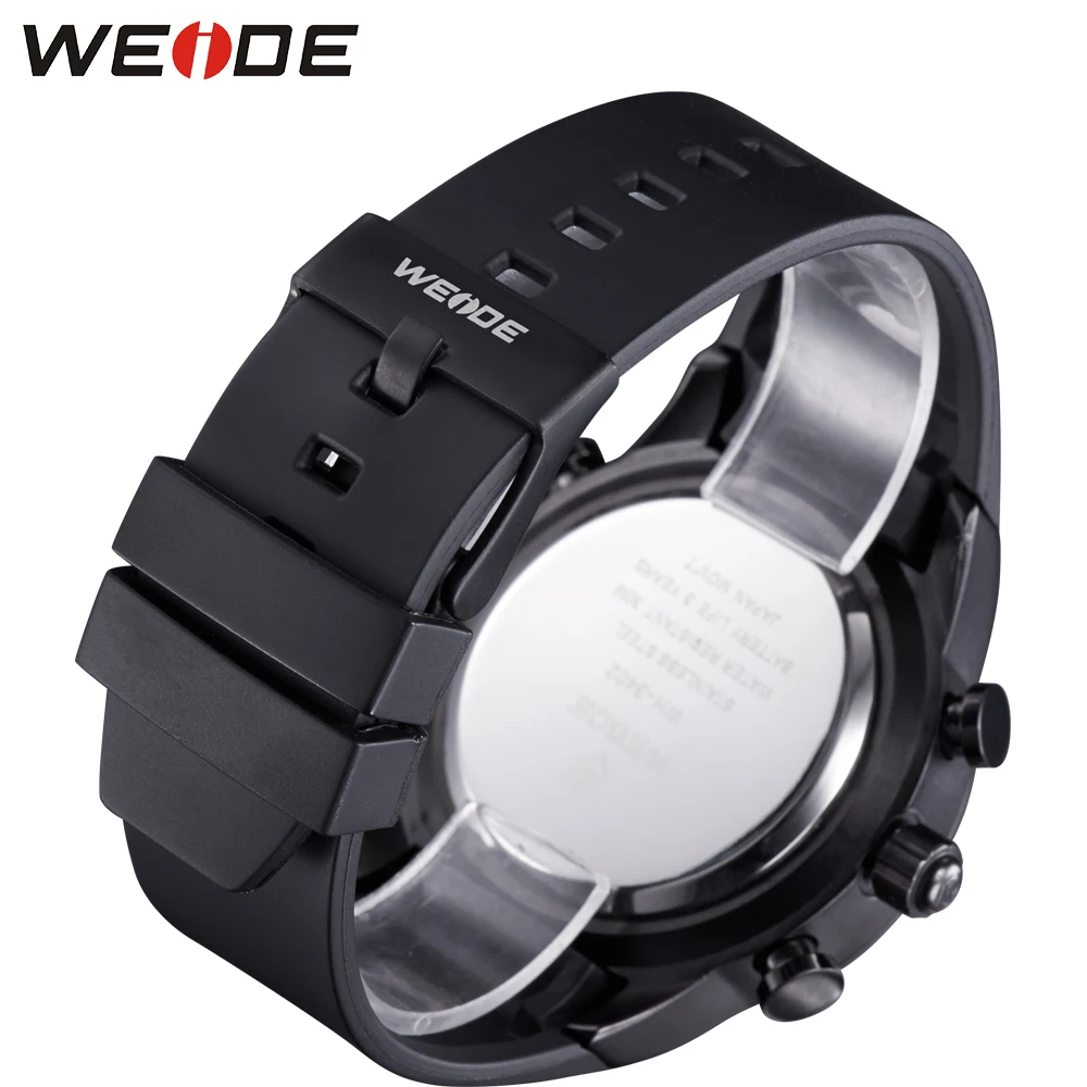 Новинка 2017 года белый WEIDE Мода Повседневная часы Водонепроницаемый ЖК-дисплей