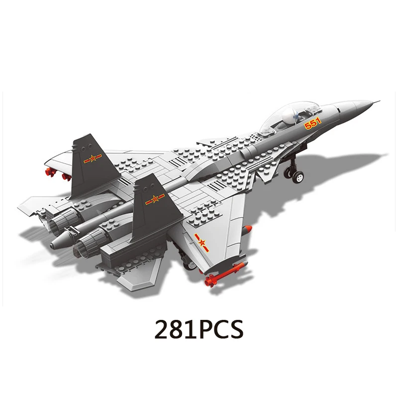 Горячая Современная военная армия оружие 1:54 масштаб J-15 Летающая акула боец