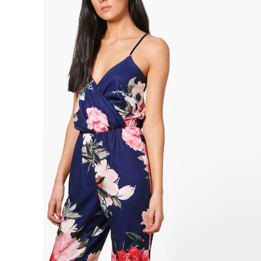 2017 Hot New Fashion Women Sexy Lace Crochet Bandage Bodycon Slip jumpsuit Z711 | Женская одежда