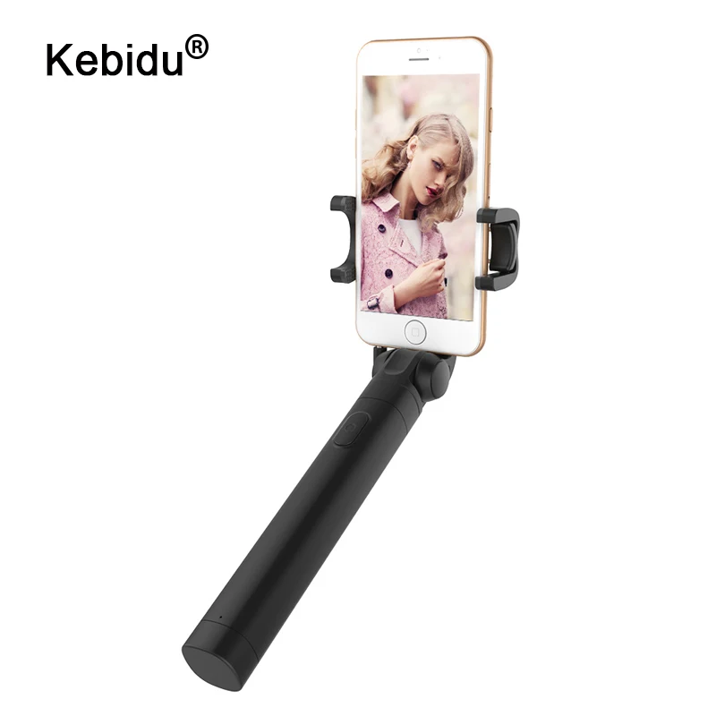 Kebidu монопод селфи палка выдвижной складной проводной Штатив для с 360 градусов
