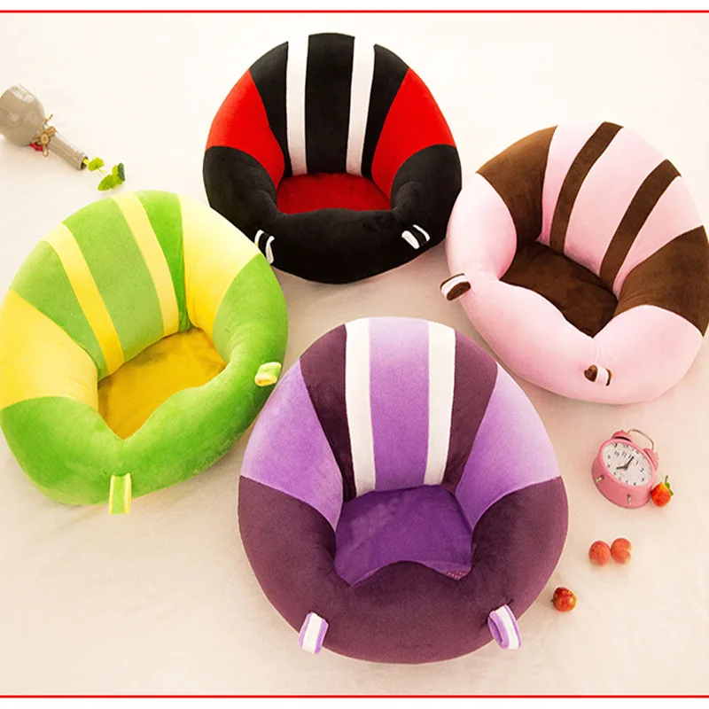 Hot Baby Support Seat Plush Soft Sofa Infant Learning To Sit Chair Keep Sitting Posture Comfortable For 0-6 Months | Мать и ребенок