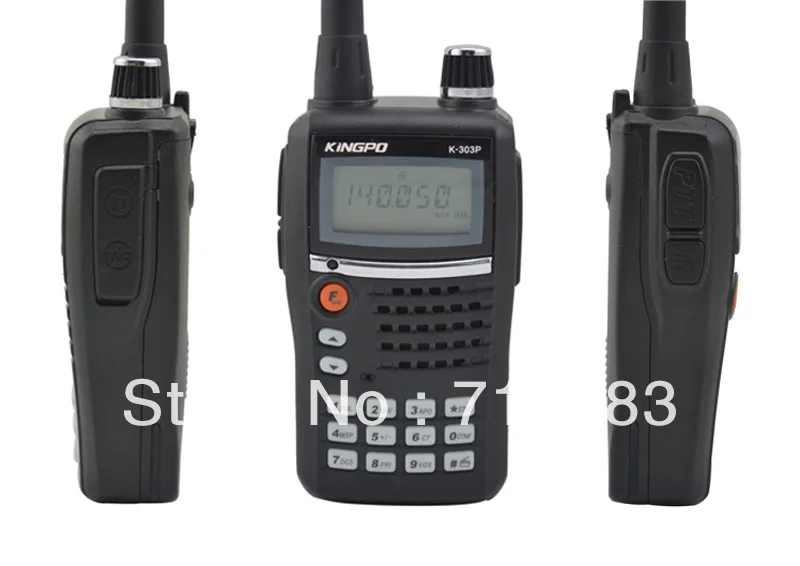 Kingpo 5 w 99ch cb Ham Two-way Radio fm Portátil Transceptor 10 km Interphone Walkie Talkie Par K-303p Vhf 136-174 Mhz