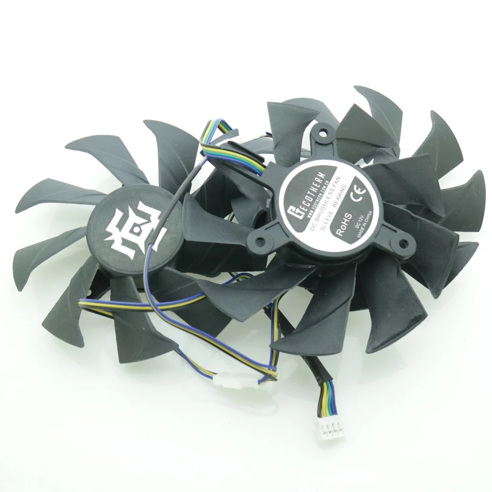 3 шт./лот 12 в 85 мм 4Pin GPU вентилятор для ZOTAC GTX1070-8GD5 RTX2070 TRX2080-8GD6 RTX2080Ti видеокарта вентилятор охлаждения