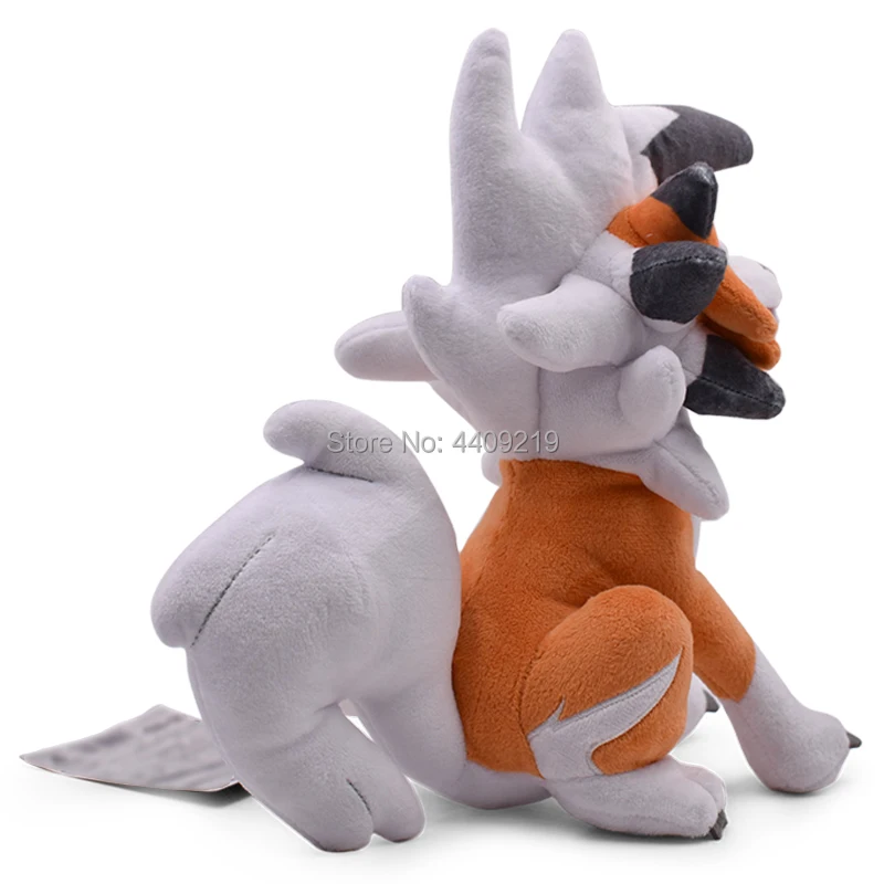 Sitting Lycanroc Plush Toy Soft Stuffed Doll Great Gift Collect  | Игрушки и хобби