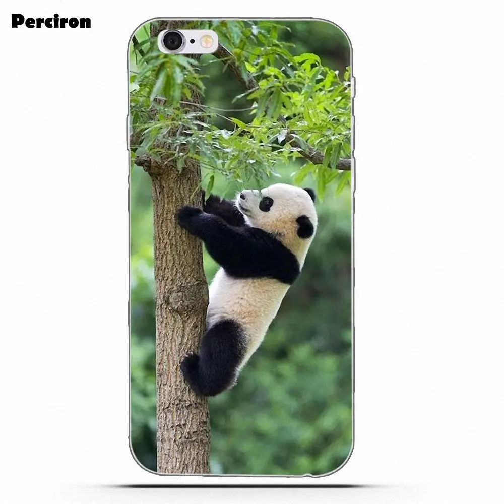 Чехол Perciron Panda Bff из мягкого ТПУ с капом чехол для iPhone 4 4S 5 5C SE 6 6 S 7 8 Plus X Galaxy S5 S6 S7 S8 большое ядро II Prime Alpha - Цвет: as picture