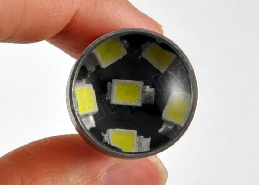 

2 шт., автомобильные Угловые СВЕТОДИОДНЫЕ Лампы BA15S S25 6smd